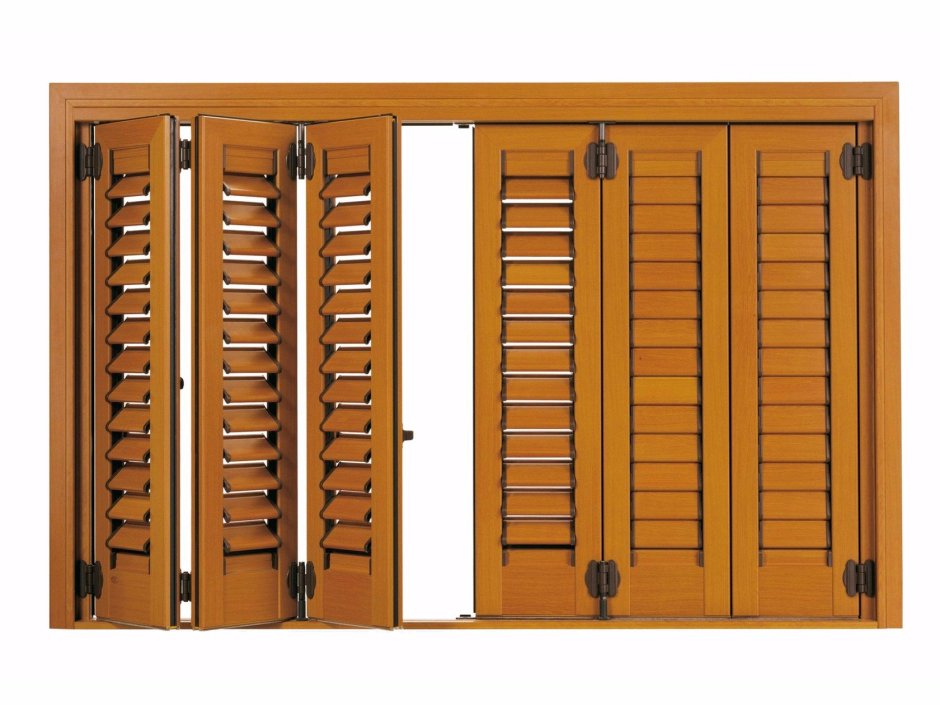 Складные ставни на окна