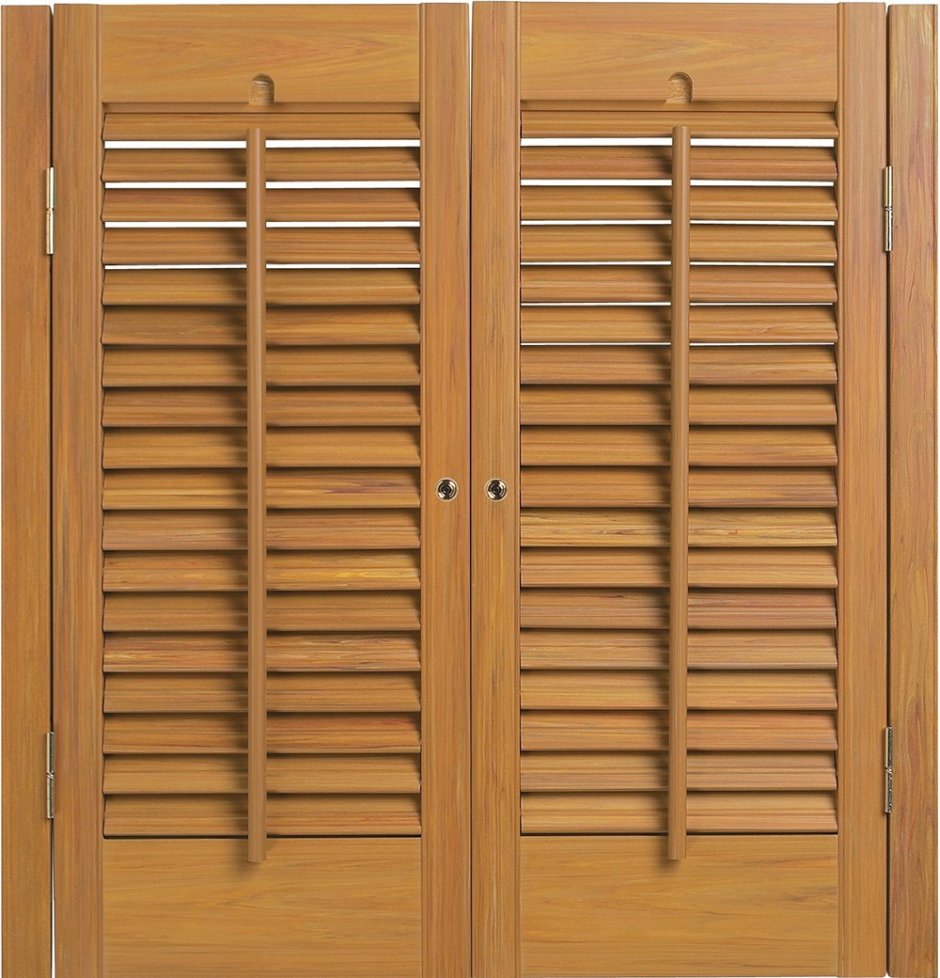 Ставни жалюзи деревянные