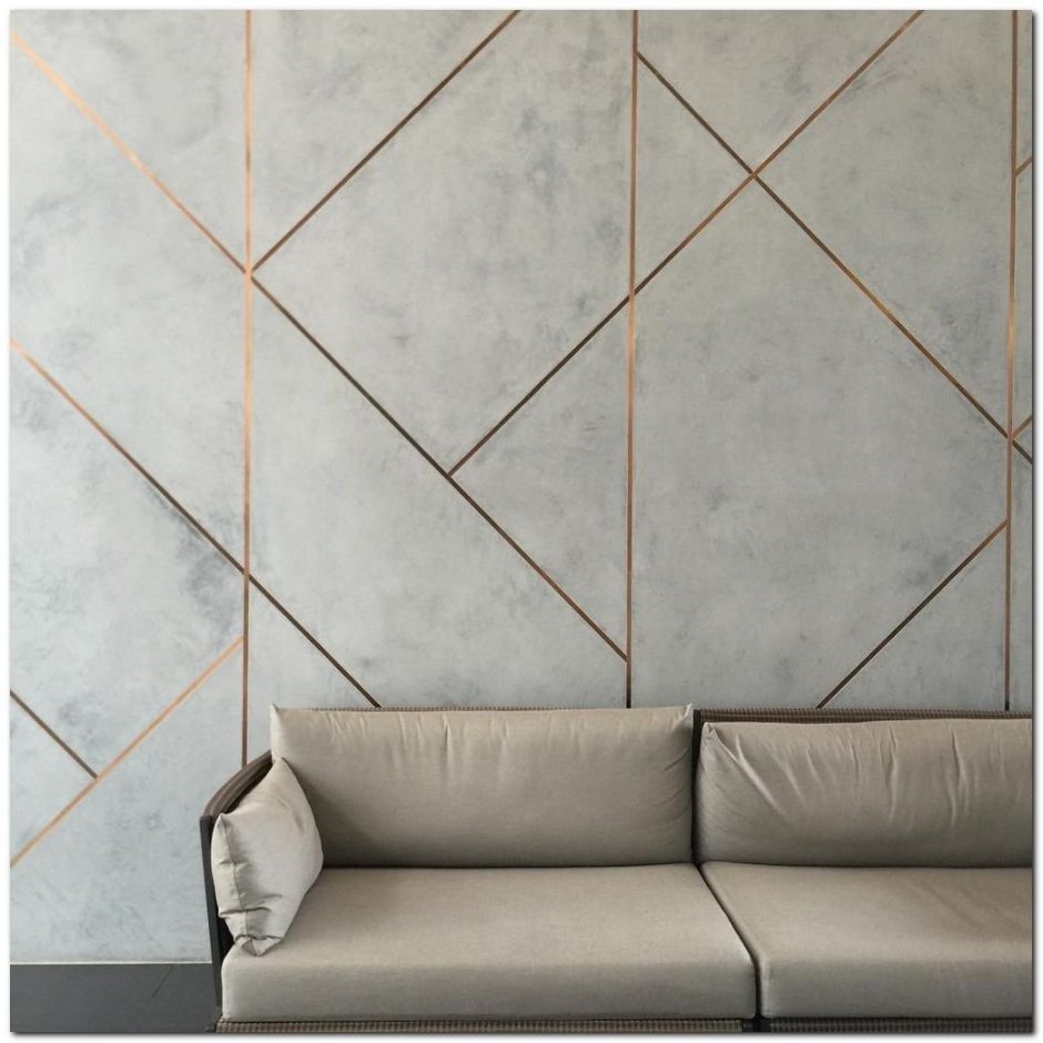 Мягкие стеновые панели с металлическими