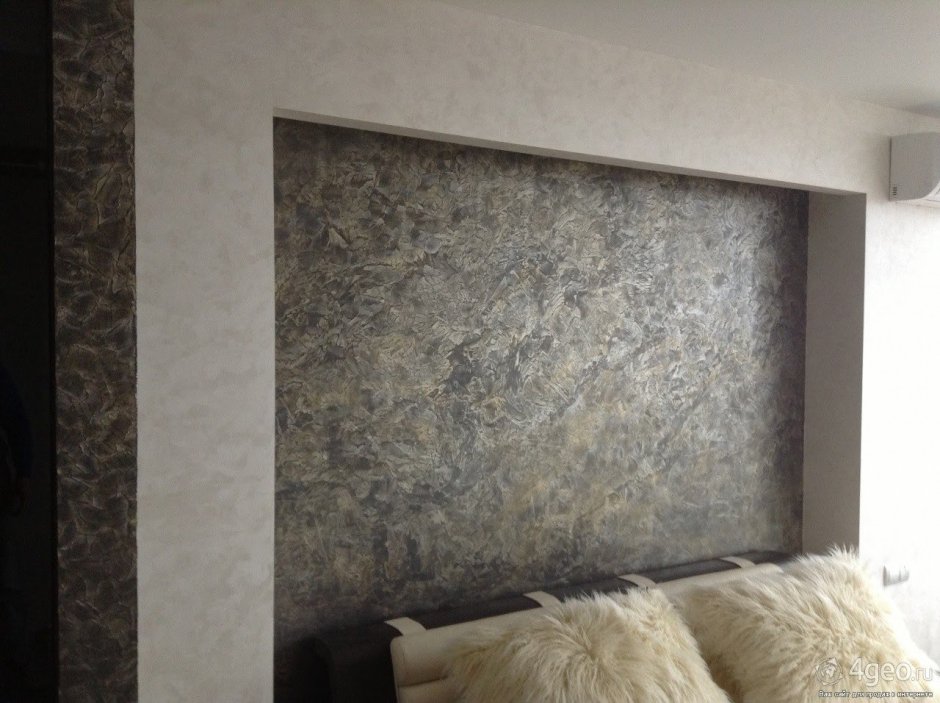 Одна стена декоративная штукатурка