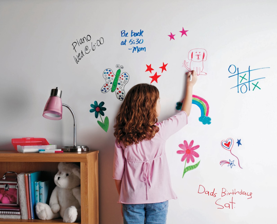 Стена для рисования в детской