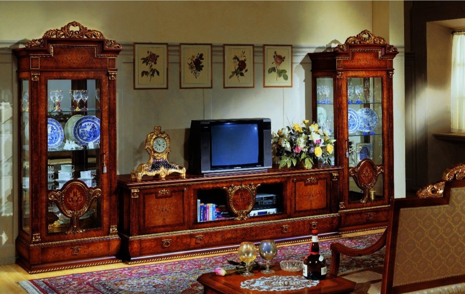 Румынская стенка антик