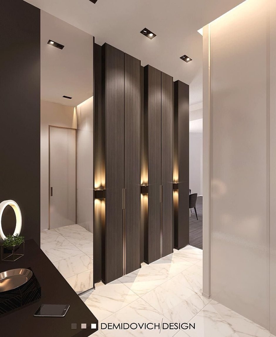 Интерьер холла в современном стиле