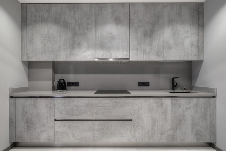 Кухня Эггер бетон Чикаго темный