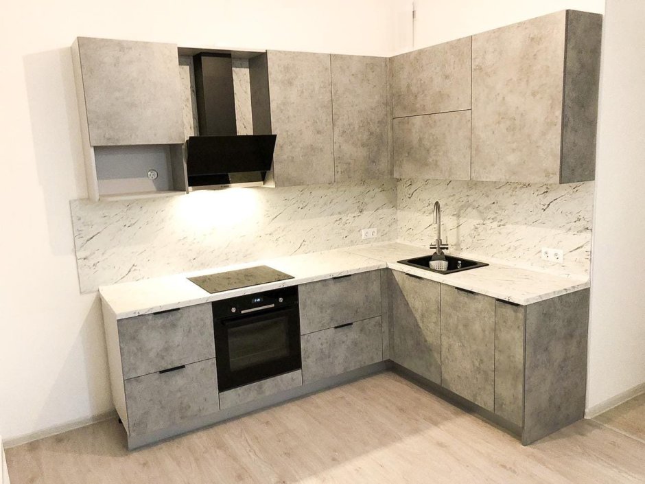 Кухня Эггер бетон
