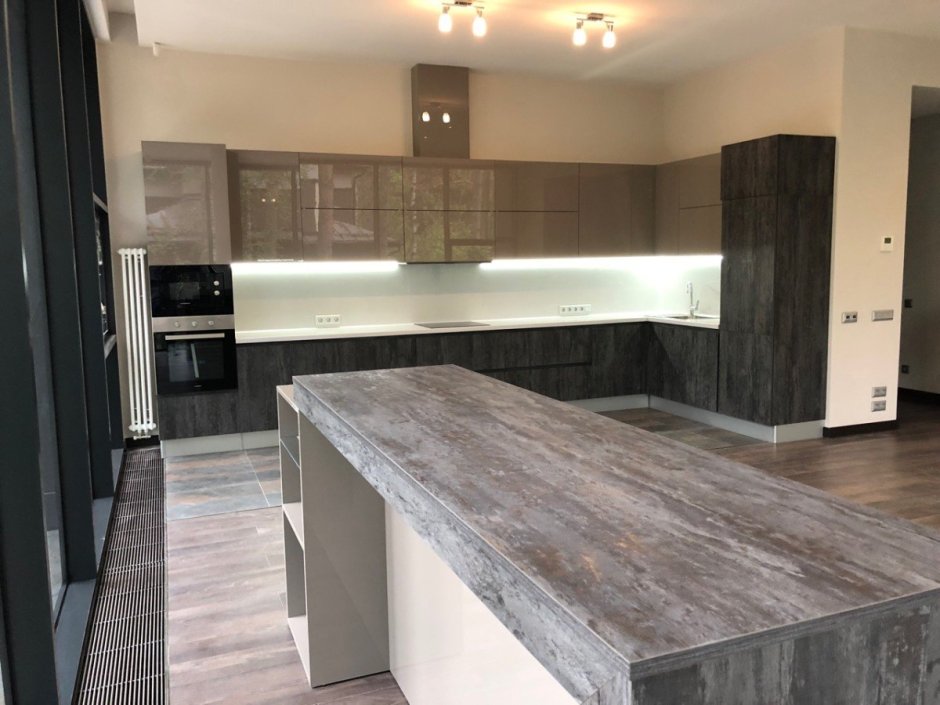 Микроцемент столешница