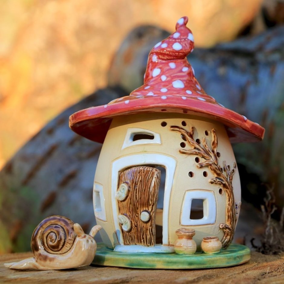 Сказочные домики из керамики