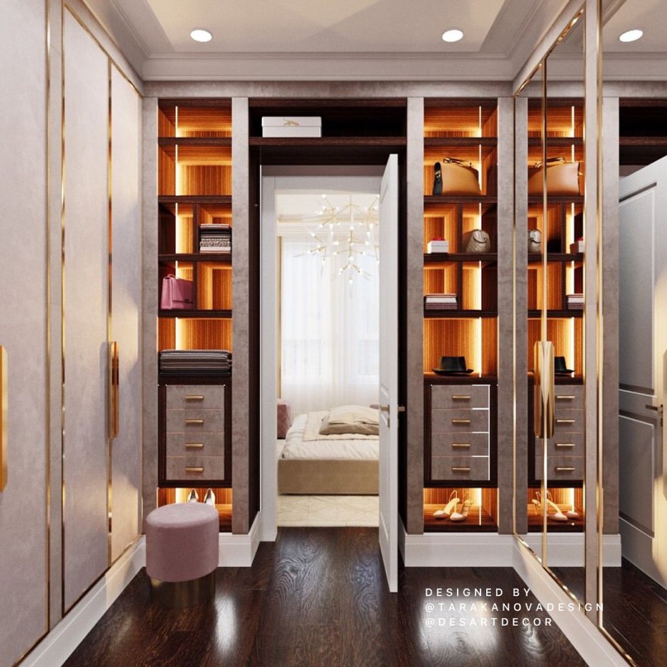 Гардеробная в спальне