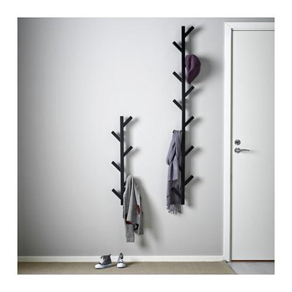 Tjusig ЧУСИГ вешалка, черный 78 см