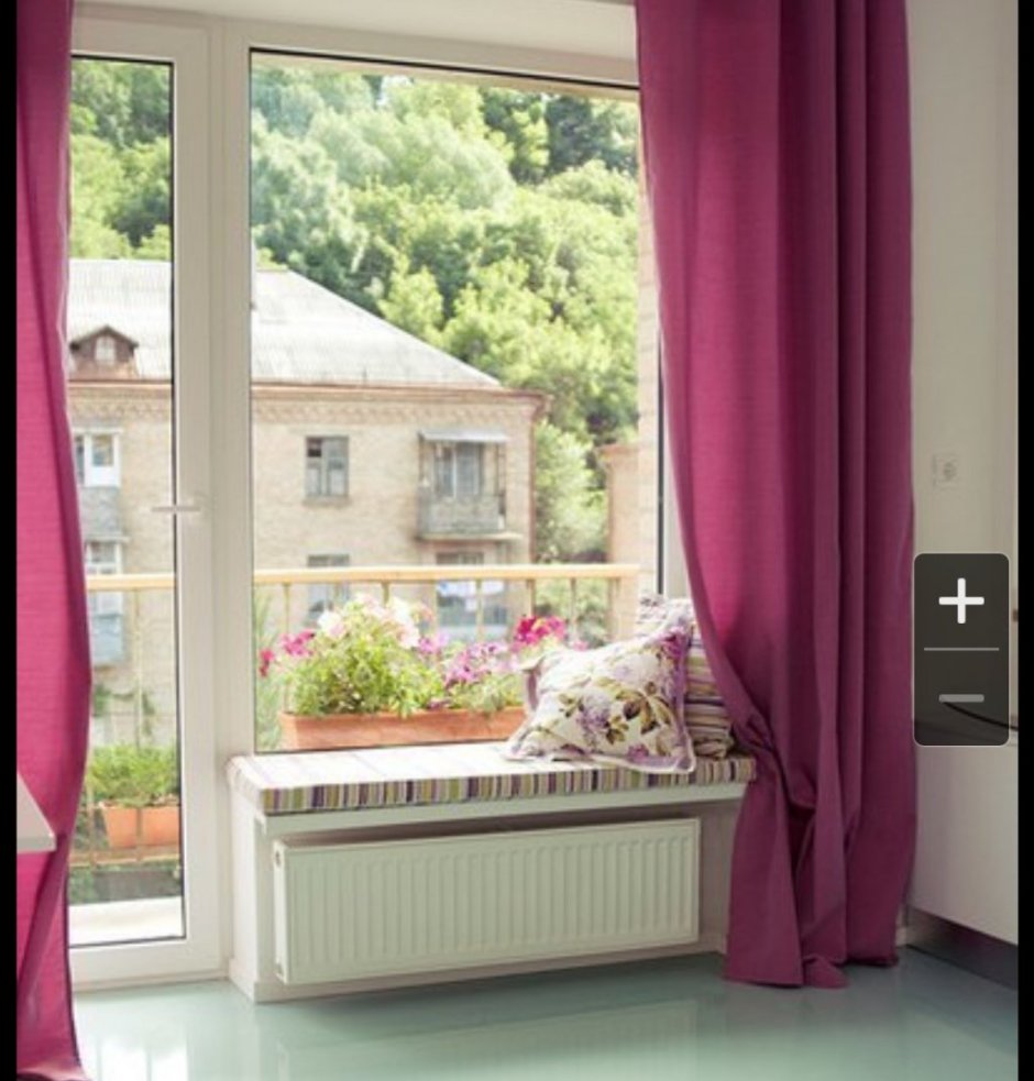 Шторы для широкого подоконника