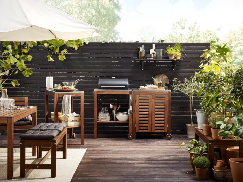 Экостиль в интерьере кухни