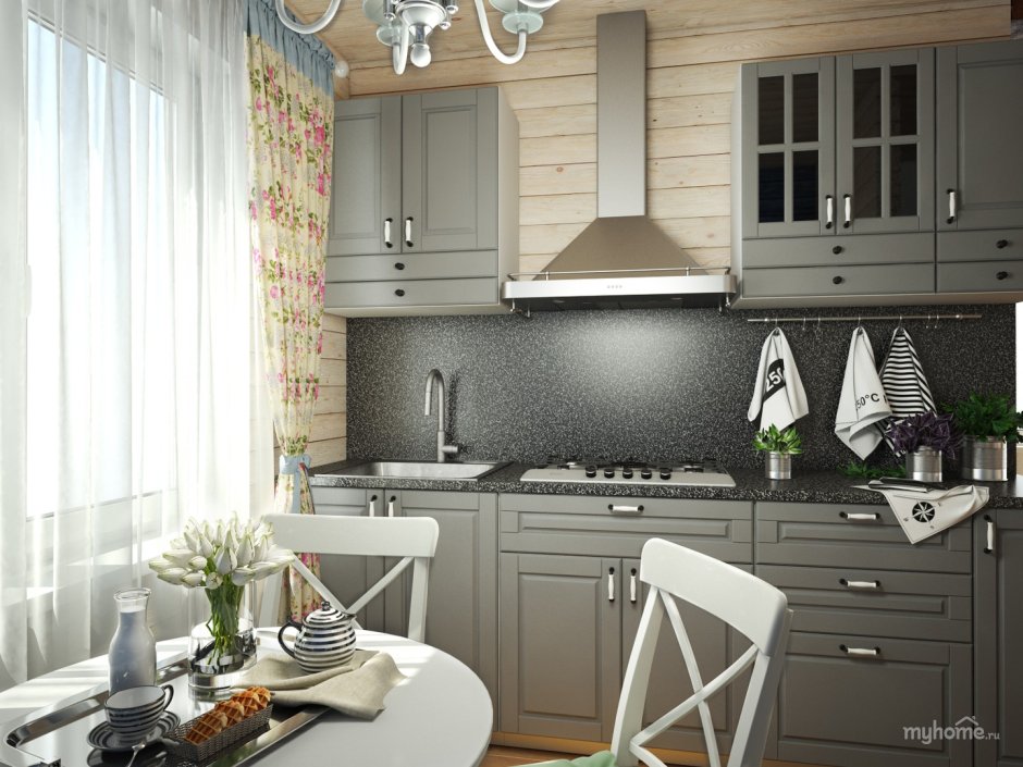 Кухня икеа дерево