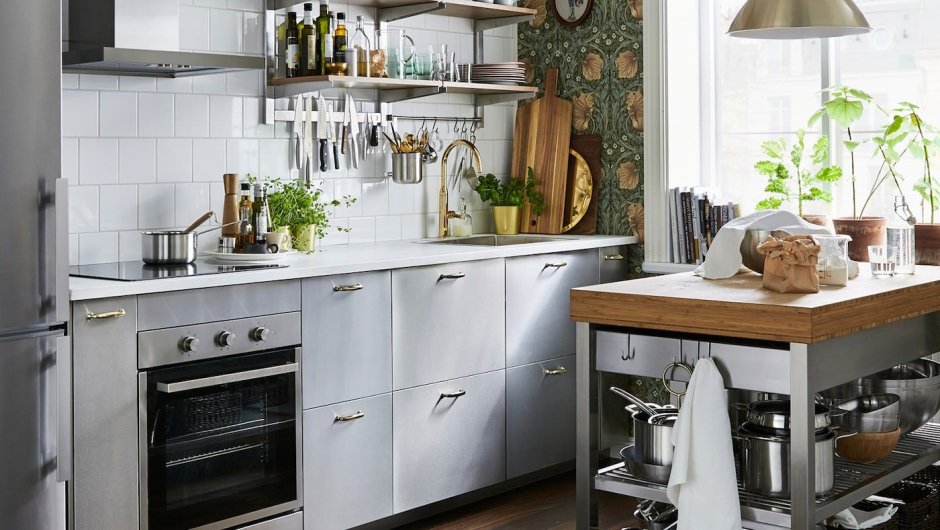 Кухня-гостиная Сканди Кантри