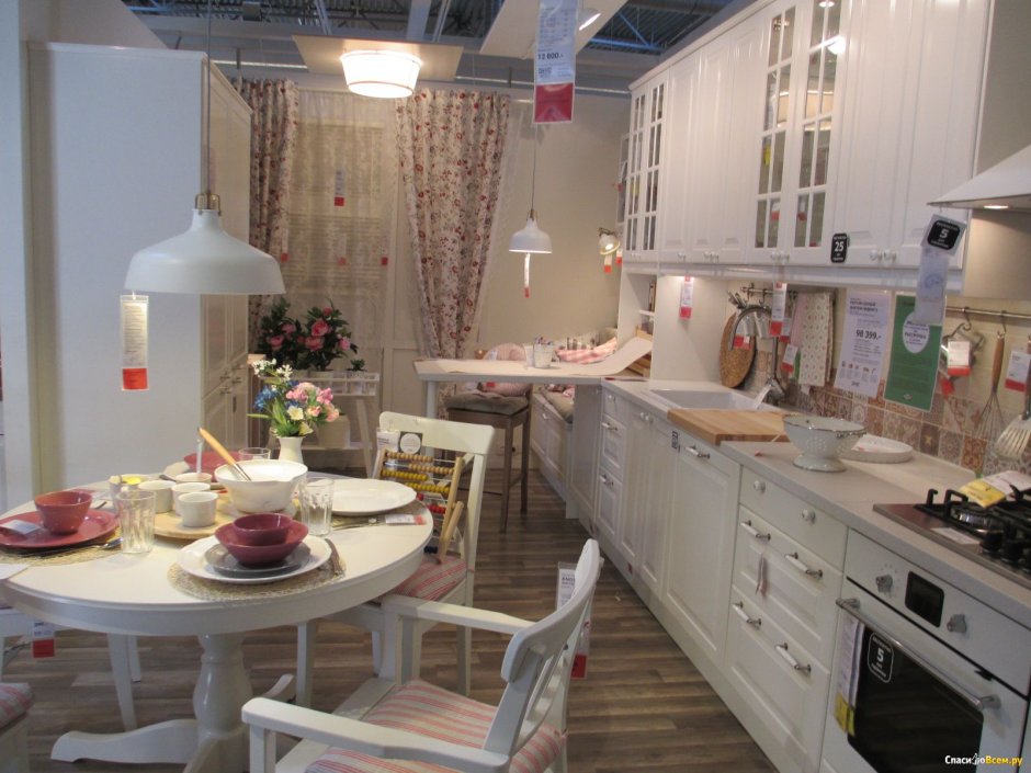 Стиль шебби Шик в интерьере кухни