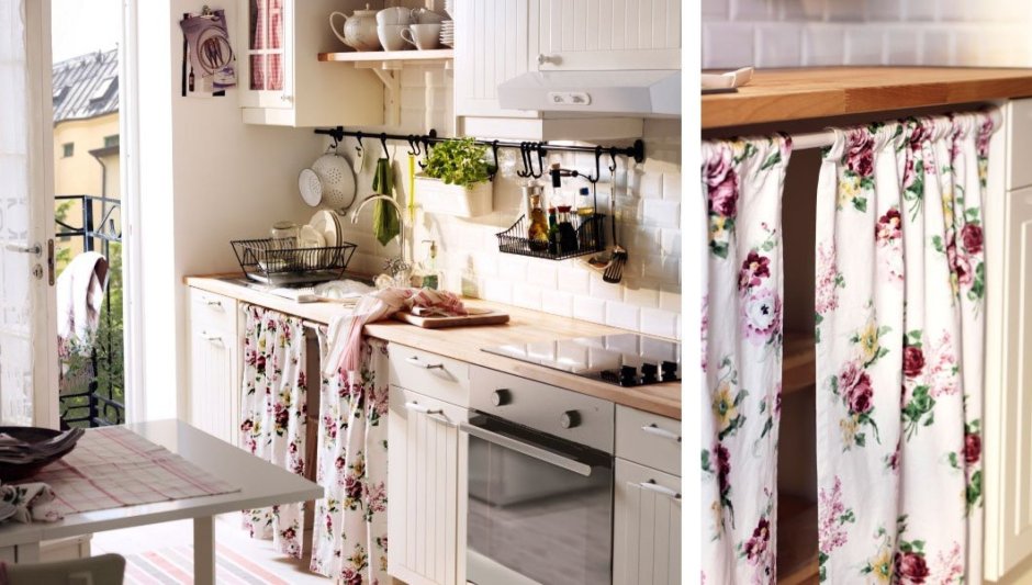 Стиль шебби Шик икеа кухня