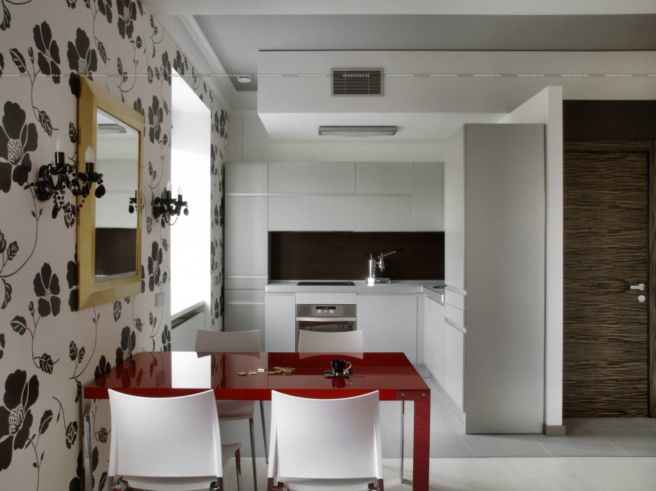 Обои для кухни в хрущевке