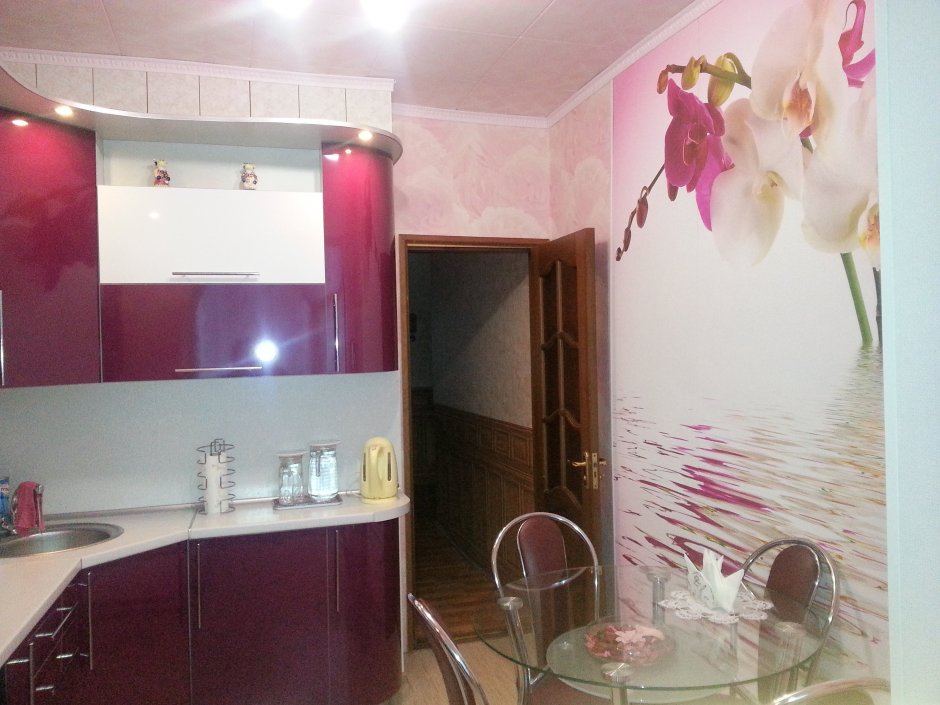 Фотообои для маленькой кухни