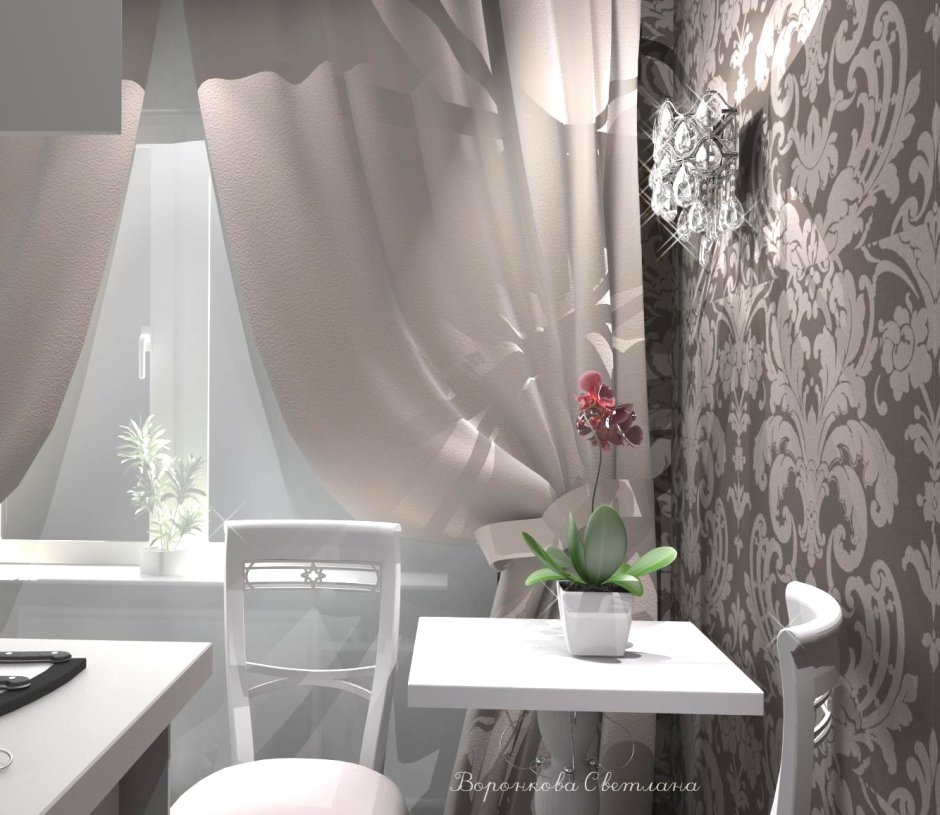 Обои для кухни в хрущевке