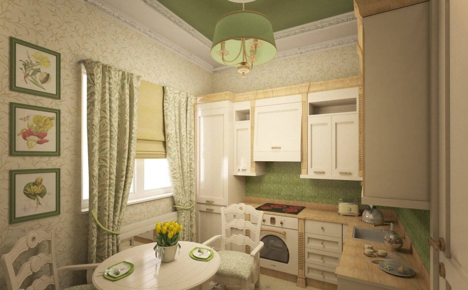 Кухня Прованс 5 кв м