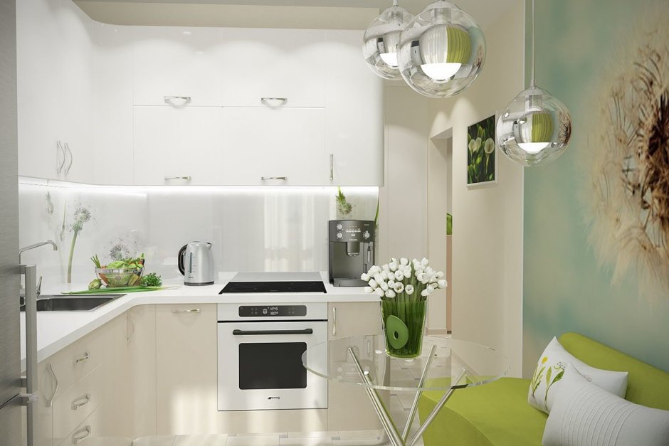 Интерьер кухни в хрущевке