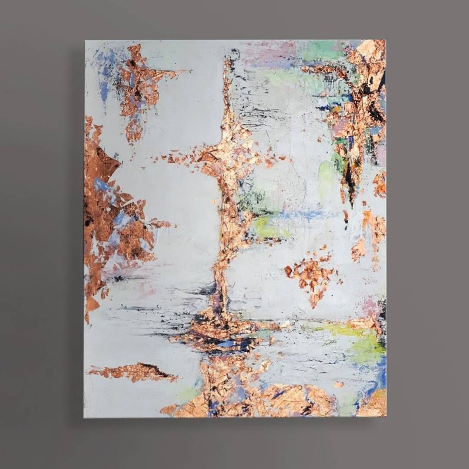 Абстракция золото текстурная паста интерьерные картины