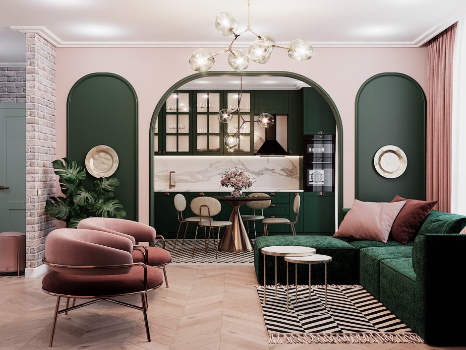 Стиль Нео Мемфис в интерьере