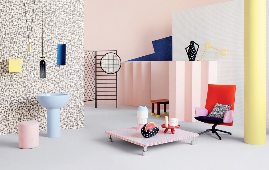 Нео Мемфис интерьер