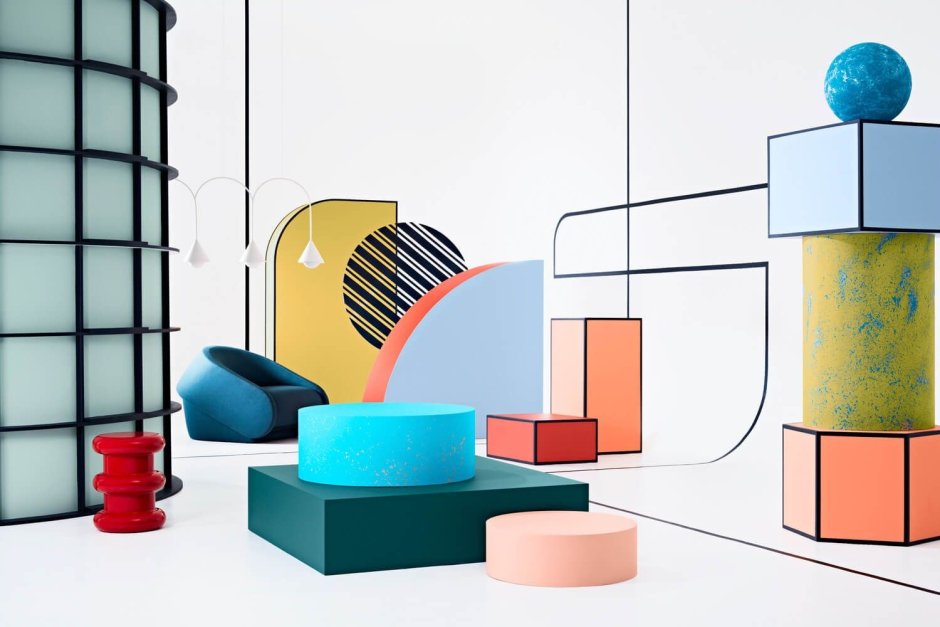 Стиль Мемфис в интерьере