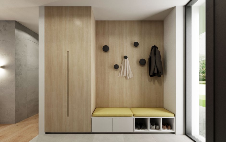 Современные распашные шкафы в прихожую