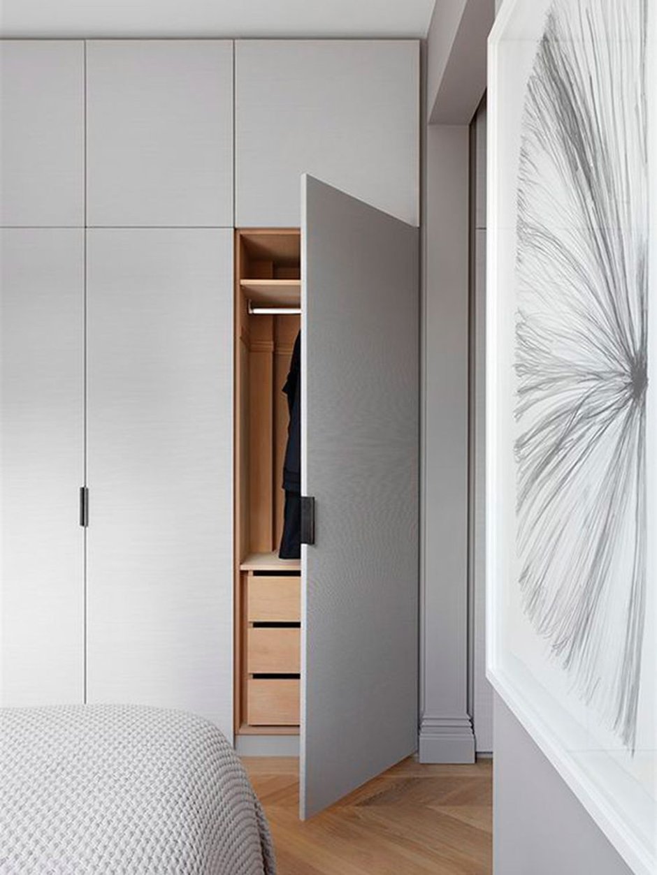 Кожаные ручки для мебели в интерьере