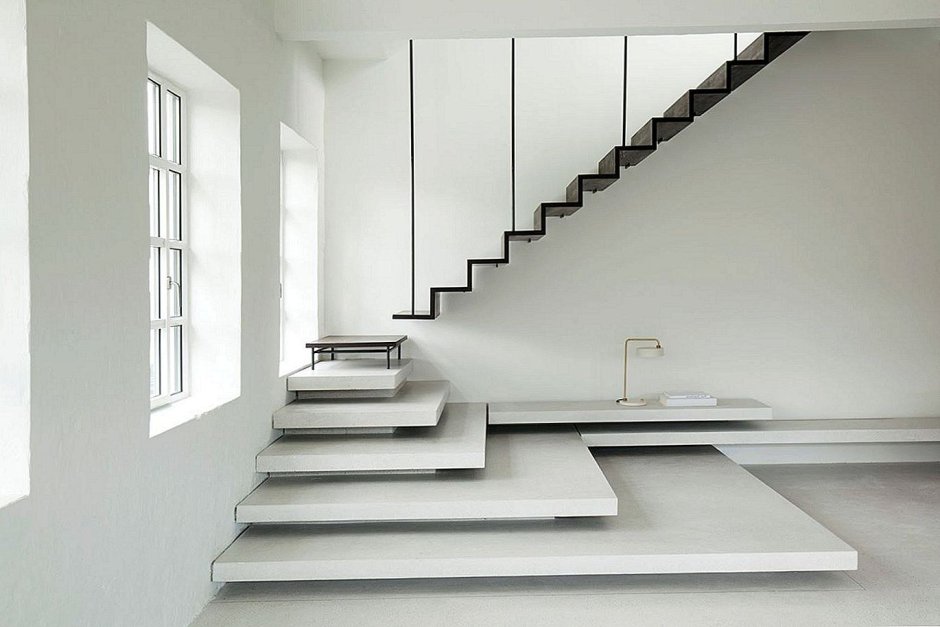 Бетонные дорожки со ступеньками