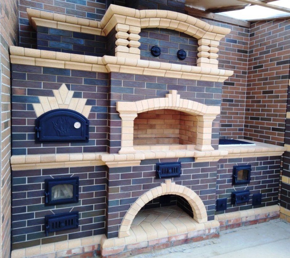 Печные комплексы барбекю