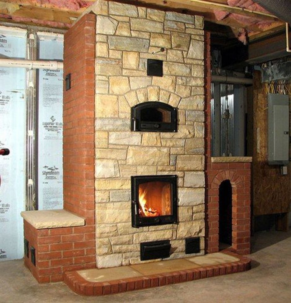 Печь Туликиви с лежанкой