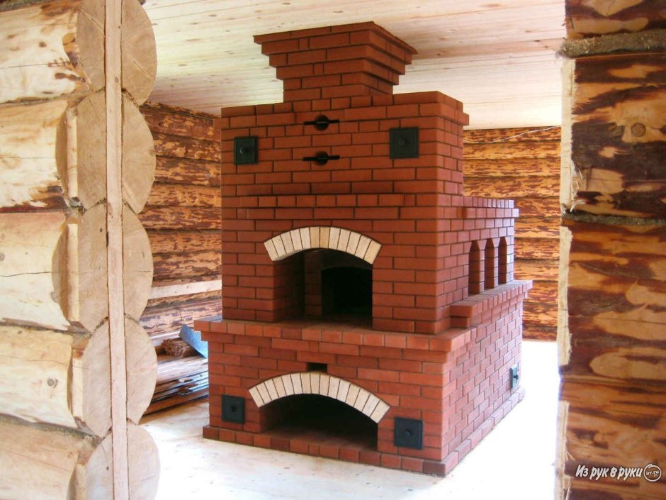 Печной комплекс из кирпича