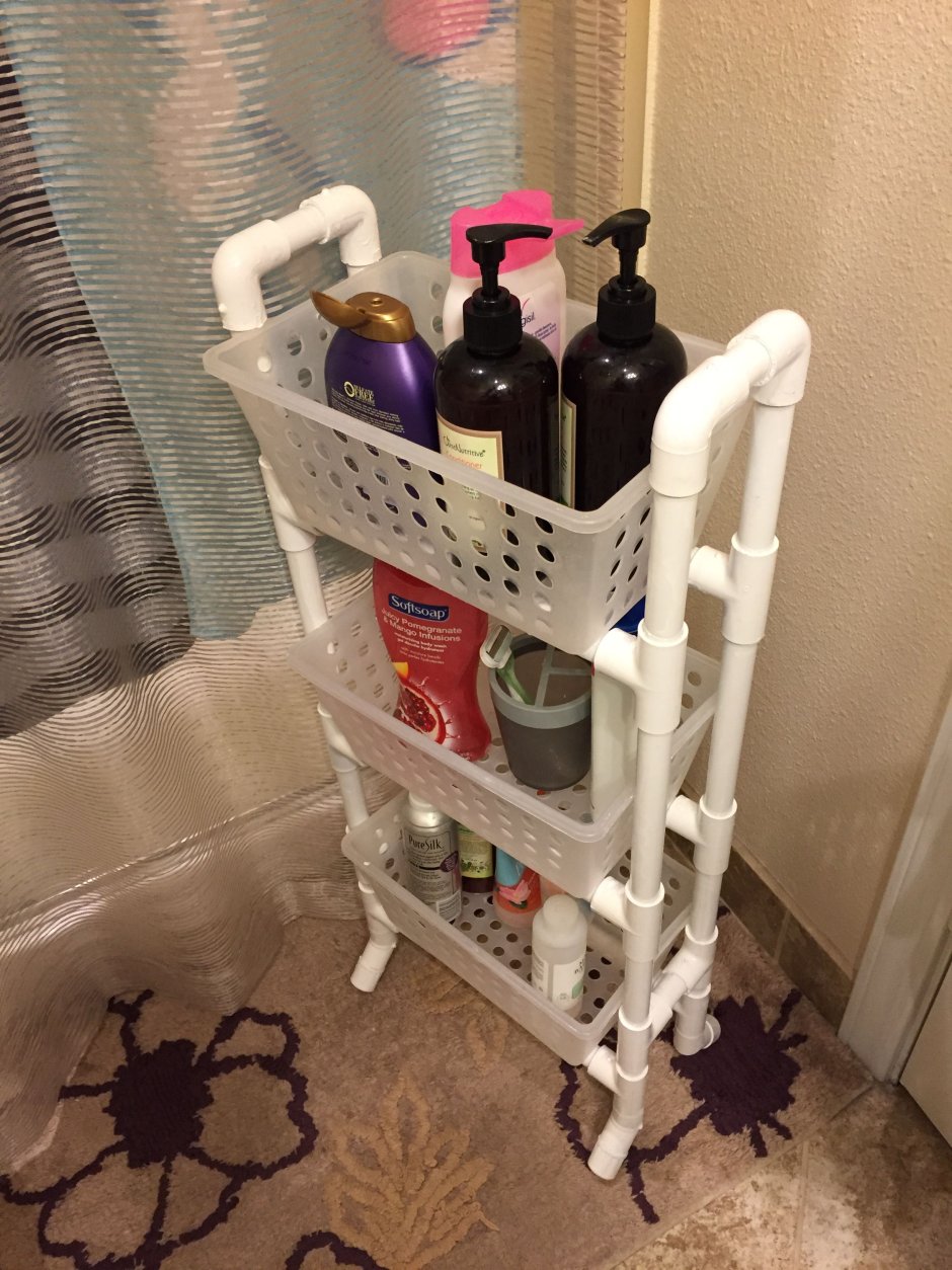 Полочка из труб ПВХ