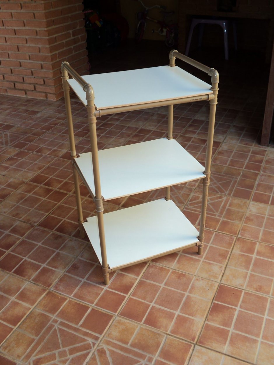 Этажерка из труб ПВХ