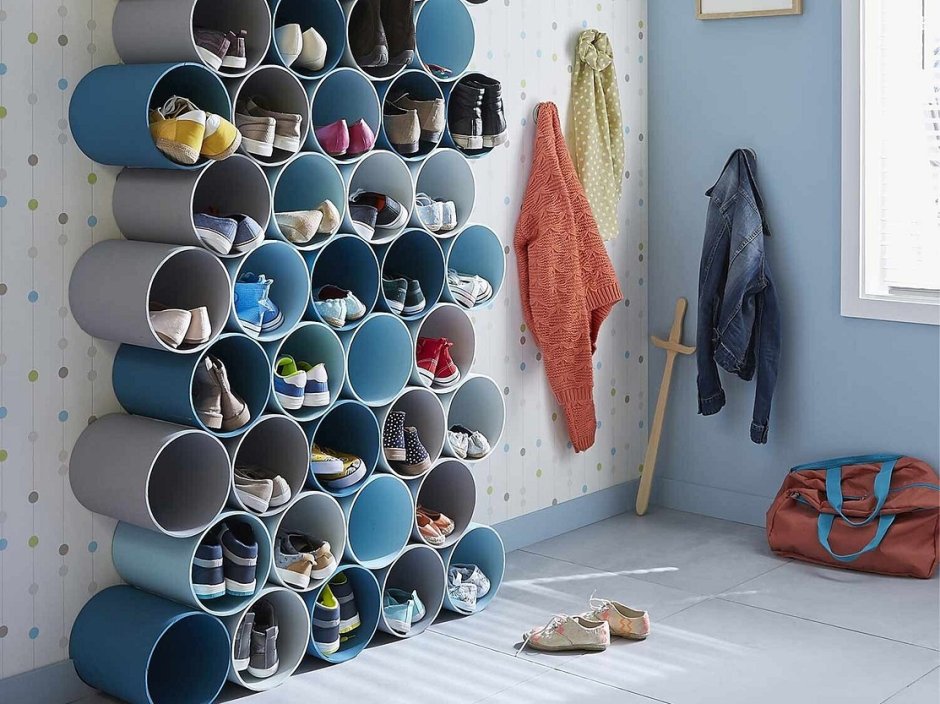 Система хранения из пластиковых труб