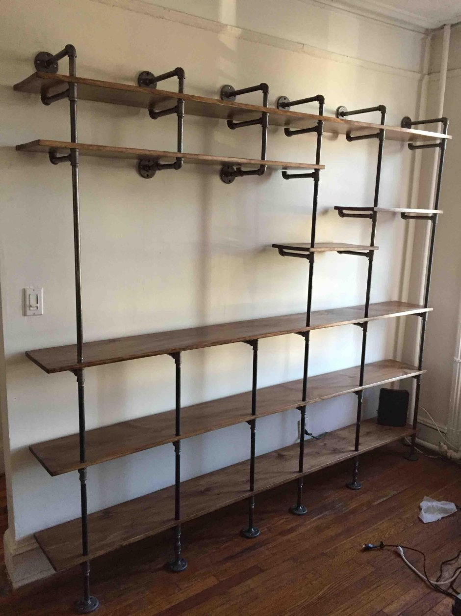 Стеллаж из труб ПВХ