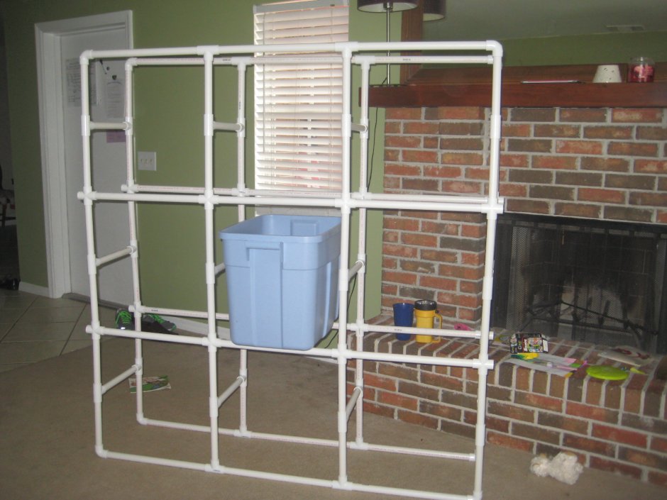 Полки из полипропиленовых труб