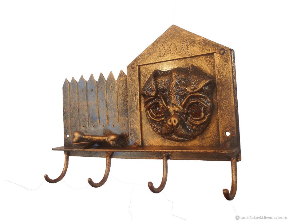 Вешалка для ключей из дерева