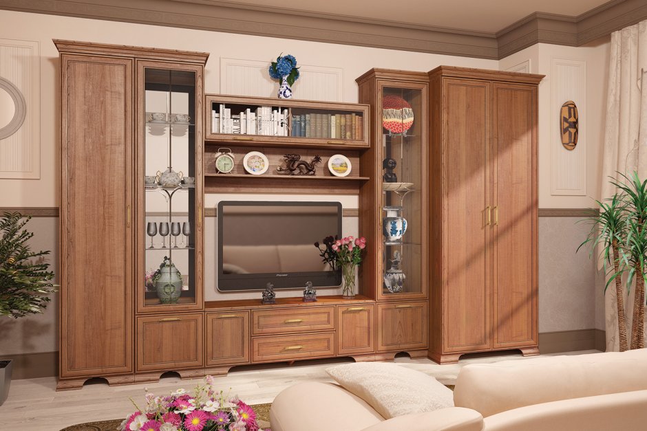 Модульная гостиная Венеция Ижмебель