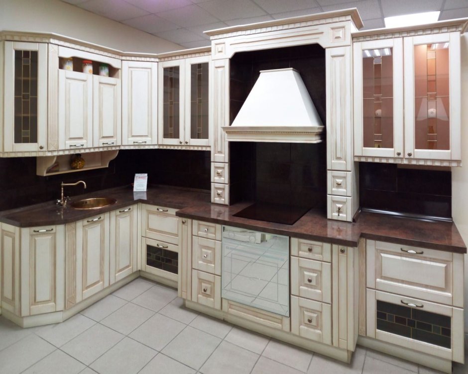 Угловая витрина Венеция Арида