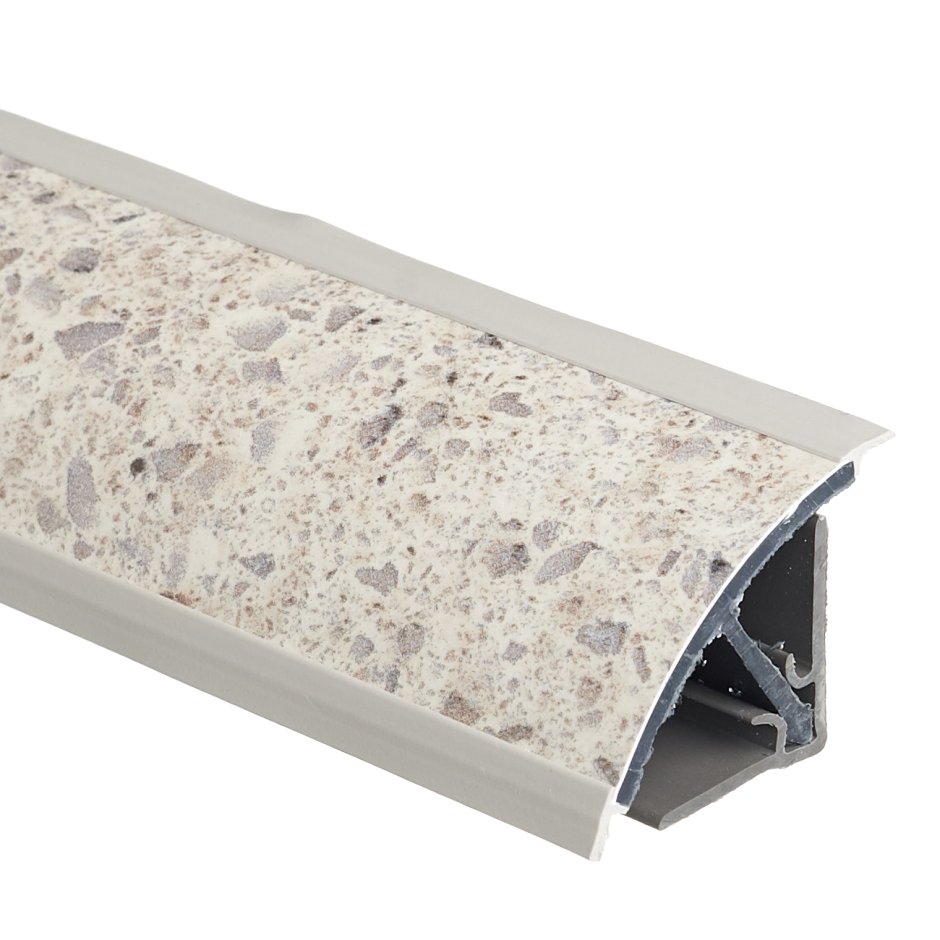 Плинтус алюминиевый 80 мм русский профиль