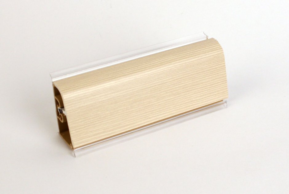 Алюминиевый анодированный плинтус с кабель каналом h 200