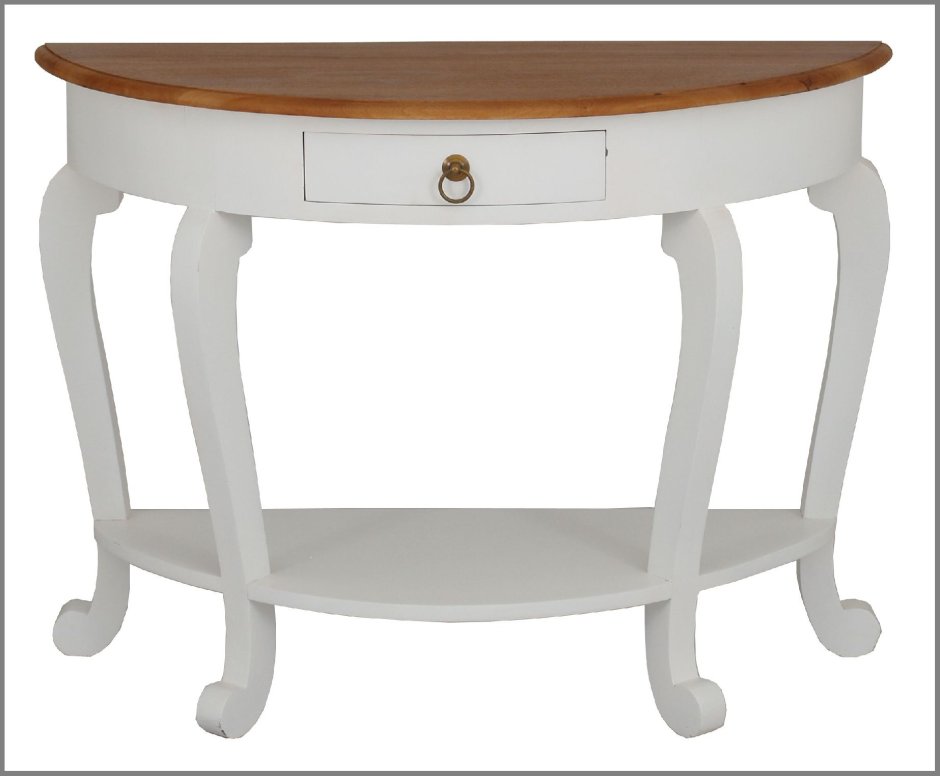 Консольный столик полукруглый