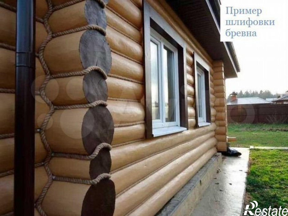Отделка сруба снаружи