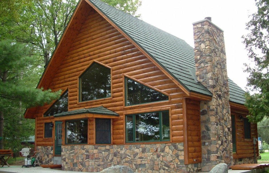 Внешняя отделка деревянного дома