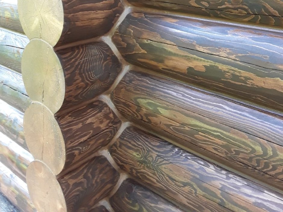 Отделка бревенчатого дома снаружи варианты