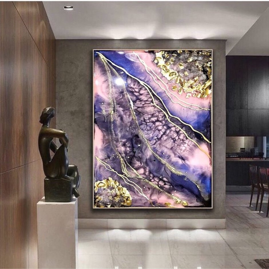 Стеклянное панно на стену