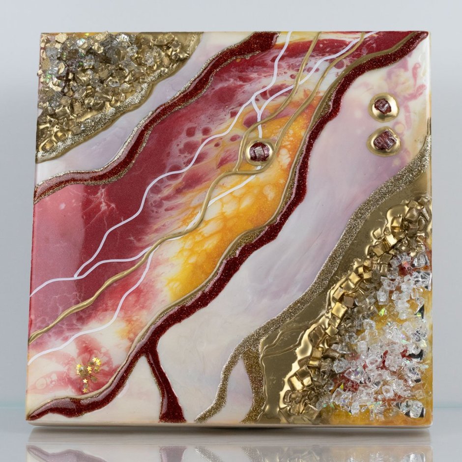 Срез камня Geode Resin Art